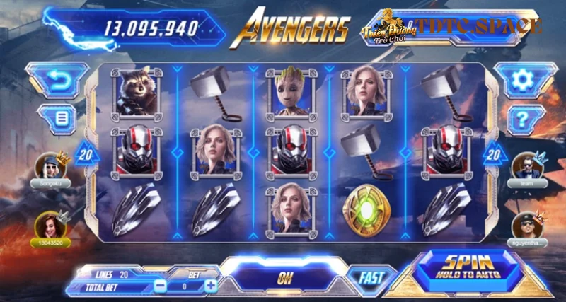 Giới thiệu game slot Avengers TDTC