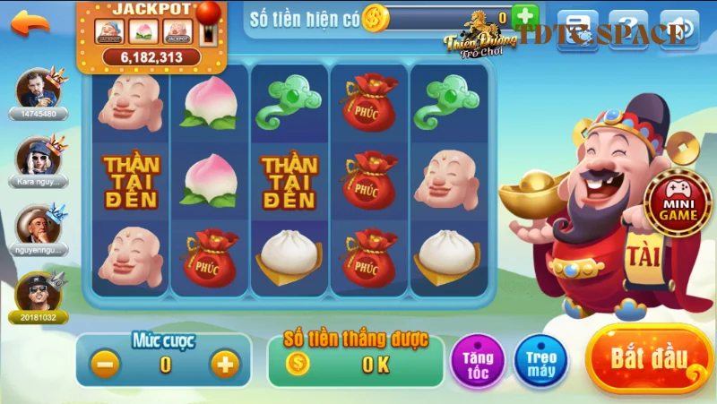 Giới thiệu game Thần tài đến TDTC